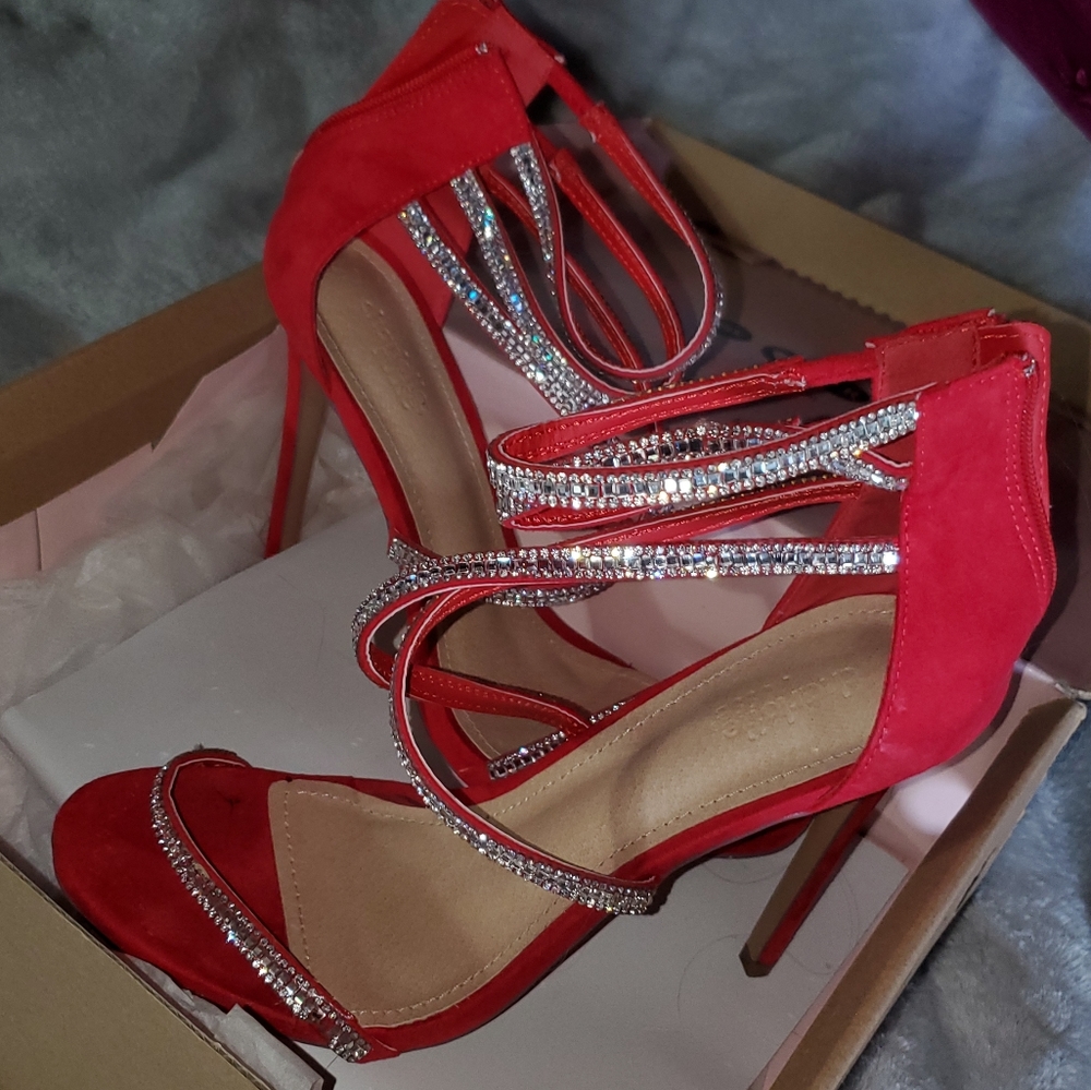Red heels 5 inch